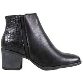 Super Me Varma Snake Print stövlar svart