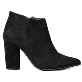 Marquiz Sexiga stövlar med dragkedja svart