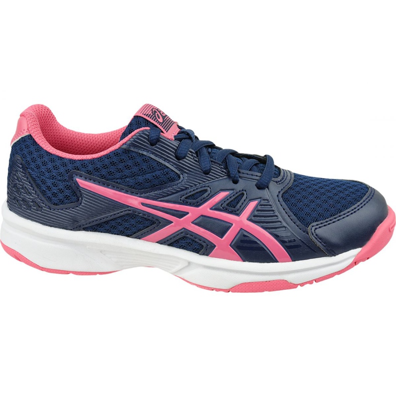 Asics Upcourt 3 W 1072A012-407 volleybollskor gul marinblå