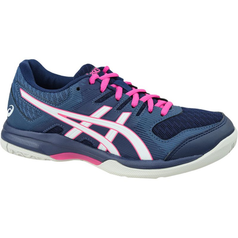 Asics Gel-Rocket 9 W 1072A034-401 volleybollskor marinblå blå