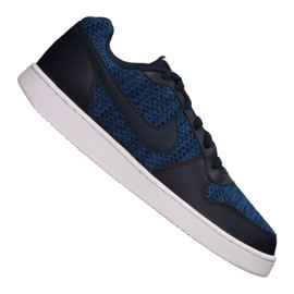 Nike Ebernon Low Prem M AQ1774-440 skor marinblå blå