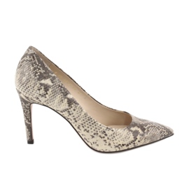 Animal Pumpar på en pin Anis 4716 python beige