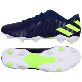 Adidas Nemeziz Messi 19.3 Fg M EF1806 skor purpur marinblå