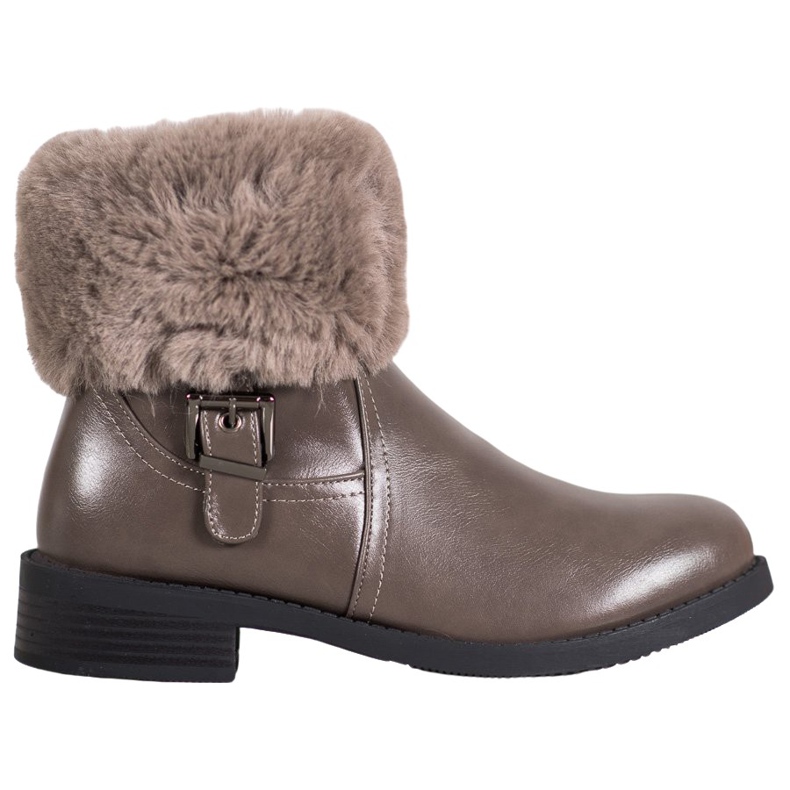 SHELOVET Arbetare Med Päls brun