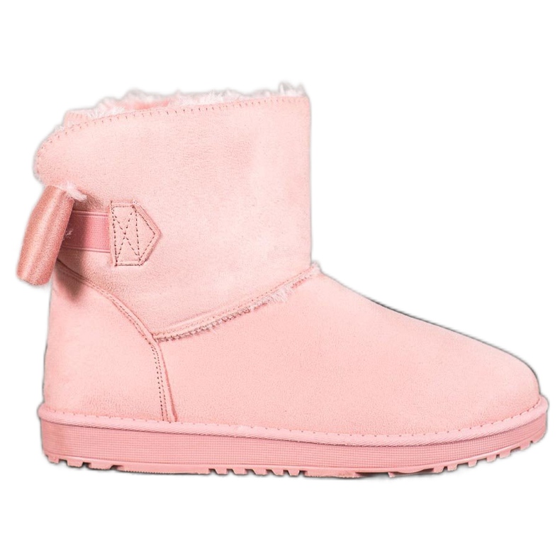 SHELOVET Pulver Mukluki Med En Rosett rosa