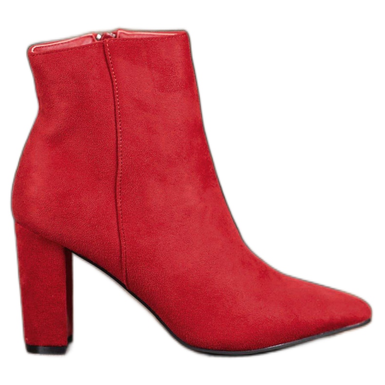 Super Me Sexiga högklackade stövlar röd