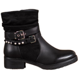 Super Mode Arbetare Med Pärlor svart