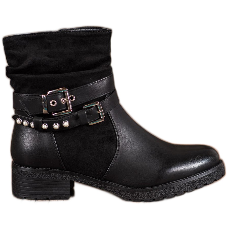 Super Mode Arbetare Med Pärlor svart