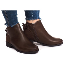 Varma stövlar J606 Camel brun