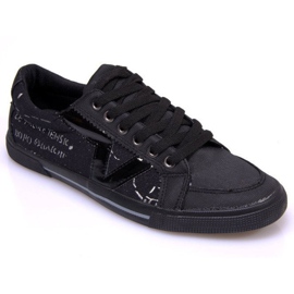 Material Sneakers A961 Svart