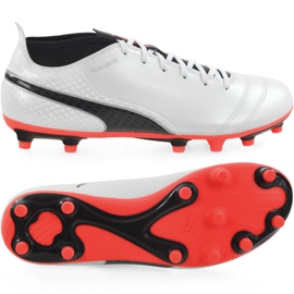 Fotbollsskor Puma One 17.4 Fg M 104075 01 mångfärgad vit