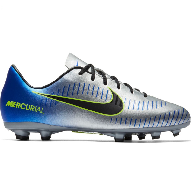 Nike Mercurial Victory 6 Neymar Fg Jr 921488-407 fotbollsskor grå silver-