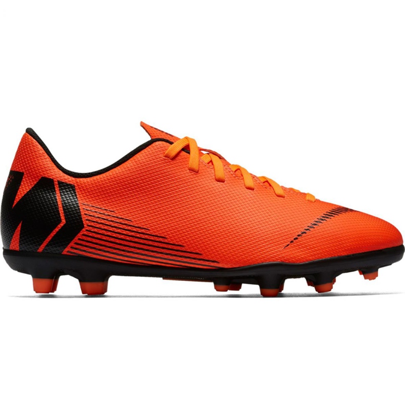 Nike Mercurial Vapor 12 Club Mg Jr AH7350-810 fotbollsskor orange orange
