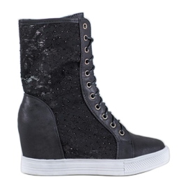 Seastar Openwork stövlar svart