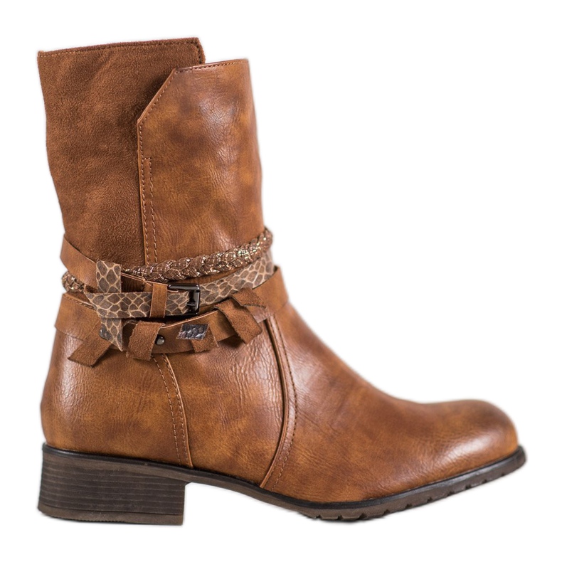 Super Mode Höga arbetare brun