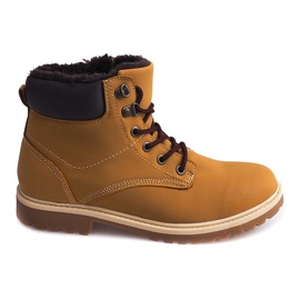 Timberki Trapery Snow boots D08 Camel brun