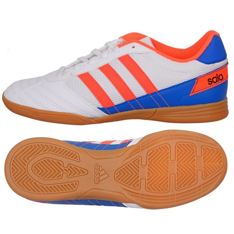 Adidas Super Sala J In Jr FV2633 fotbollsskor mångfärgad vit