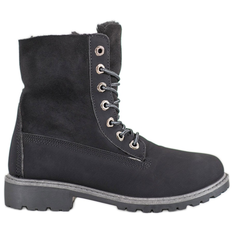 SHELOVET Black Trappers svart
