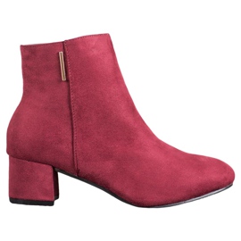 Evento Burgundy mocka stövlar röd mångfärgad