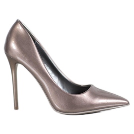 Small Swan Lackerade stift grå