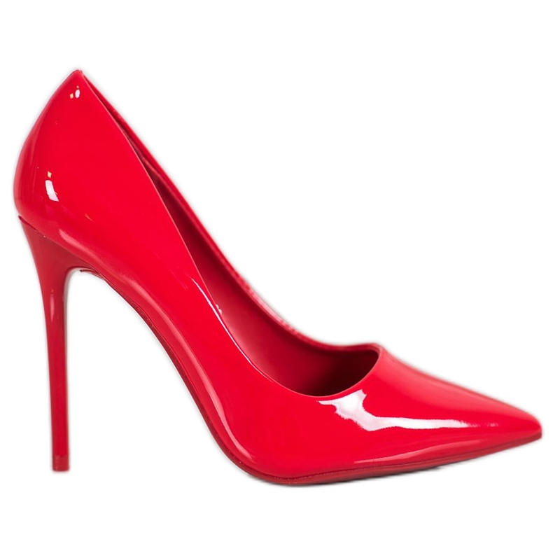 Small Swan Lackerade stift röd