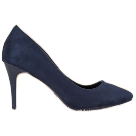 Comer Mocka klackar blå