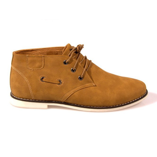 High Boots Tied DS900 Camel brun