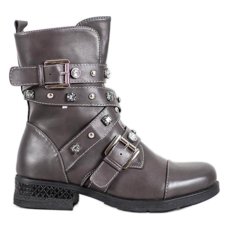 Kayla Varma arbetare med strass grå