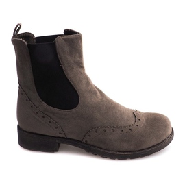 Klassiska Chelsea Boots 318 Khaki kaki