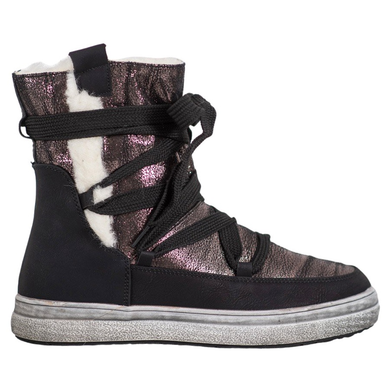 SDS Varma snöskor brun svart