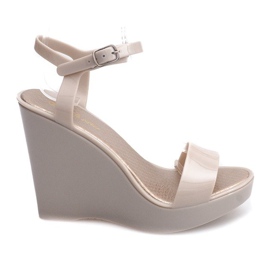 Meliski Open Wedge 88-59 Beige brun gul