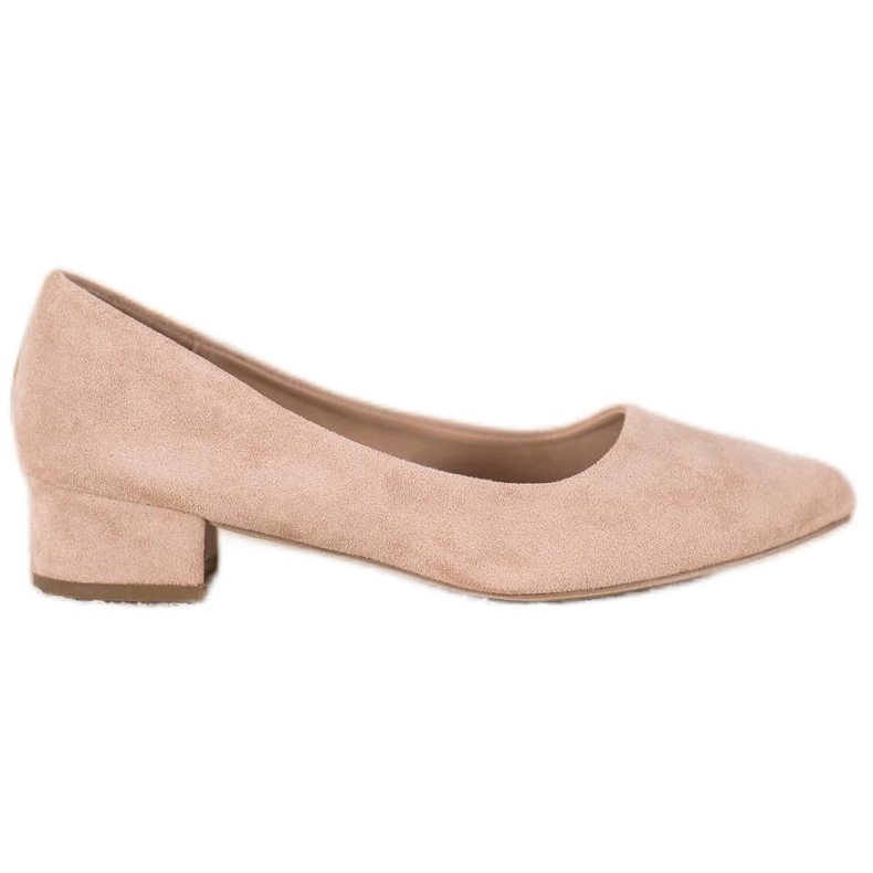 SHELOVET Flat Heel Pumps brun
