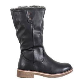 SDS Stövlar Med Roll Up Shank svart