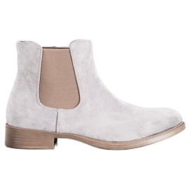 Sergio Leone Grå Chelsea stövlar