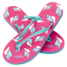 Aqua-Speed ​​Napoli W 40869-40875 flip-flops blå rosa