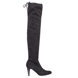 Filippo Högklackade stövlar svart