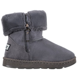 Bona Mukluki Med Roll Up Shank grå