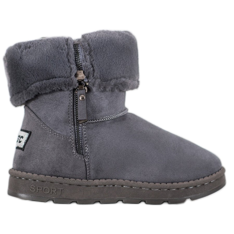 Bona Mukluki Med Roll Up Shank grå