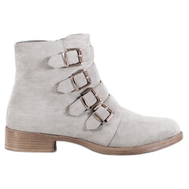 Sergio Leone Mockaskor med spännen grå