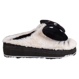 Seastar Tofflor På Plattformen vit svart