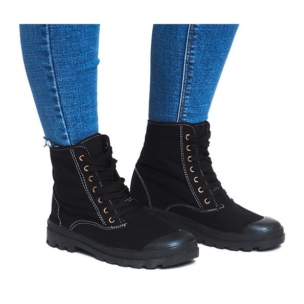 Timberki Trapery Boots 7-84967 Svart