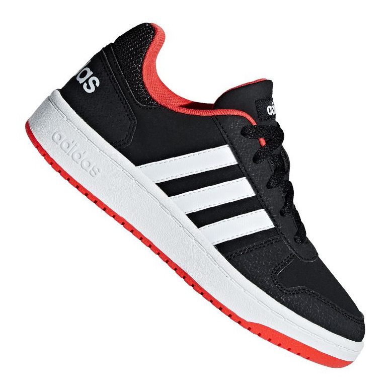 Skor adidas Hoops 2.0 Jr B76067 svart röd
