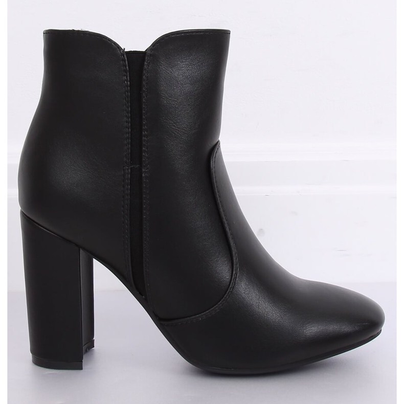 Svart 1436 Svarta höga klackar