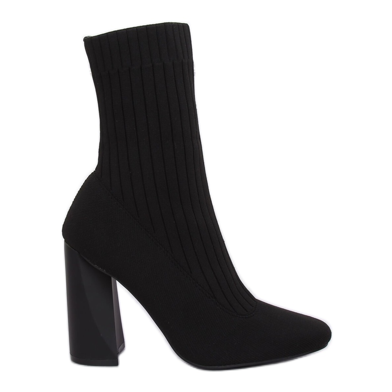 Svart X8037 Svarta strumpbyxor gul