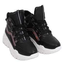 Svarta sportskor med hög fotled RB-3348 Svart