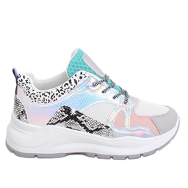 NB317P Vita sportskor mångfärgad