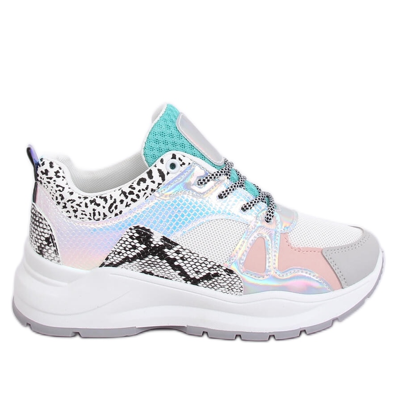 NB317P Vita sportskor mångfärgad