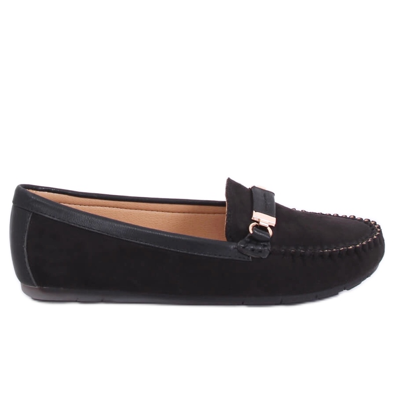 Svarta damloafers FM3024 Svart
