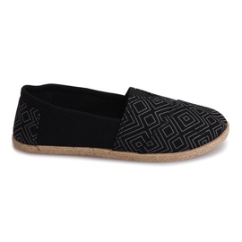 Linne Espadrilles B211-2 svarta sneakers