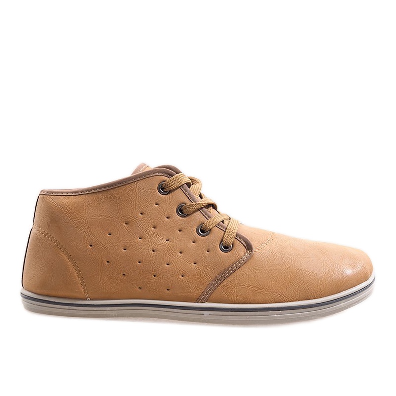 Trendiga High Sneakers TL354-1 Camel brun